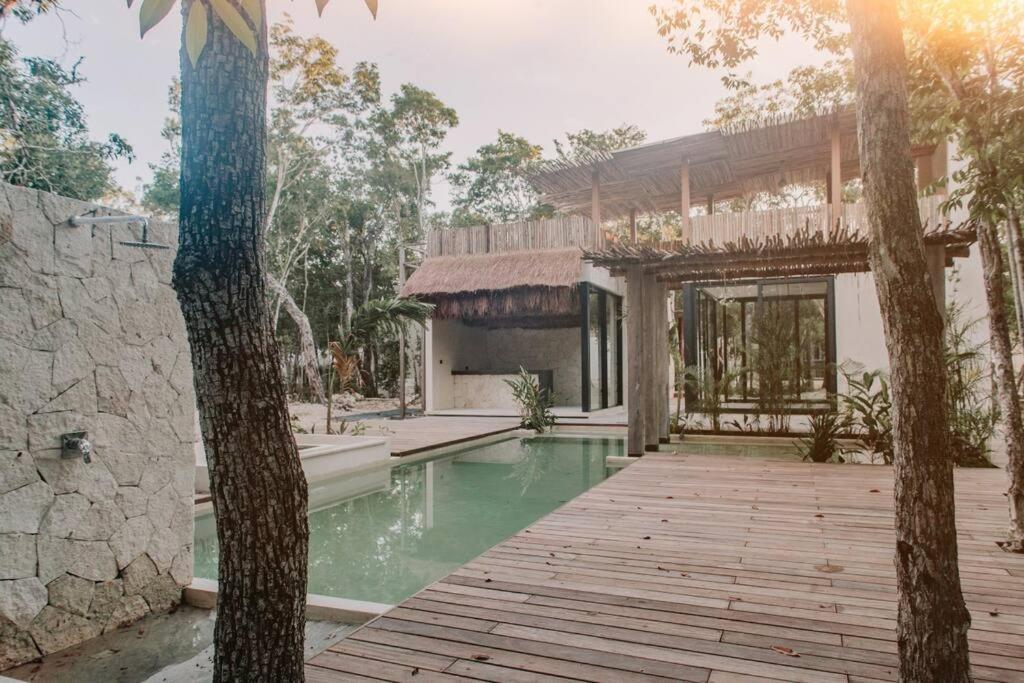 Villa Xuncari In The Heart Of The Jungle Tulum Eksteriør billede