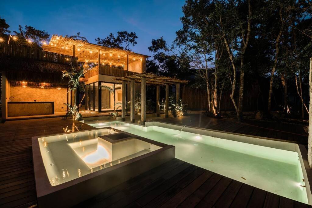 Villa Xuncari In The Heart Of The Jungle Tulum Eksteriør billede