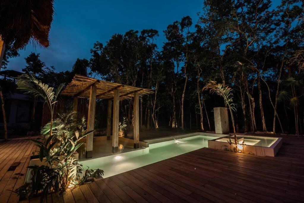 Villa Xuncari In The Heart Of The Jungle Tulum Eksteriør billede